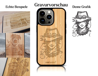 INDIVIDUEL iPhone 15 Pro bambou plastique